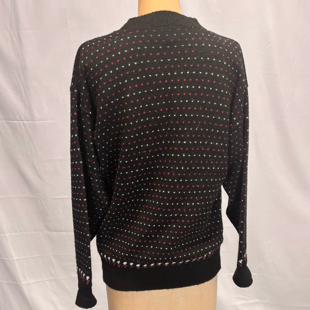VINTAGE 80s Scottie dog terrier knit sweater pet lover Westie‎ west highland - Picture 7 of 14